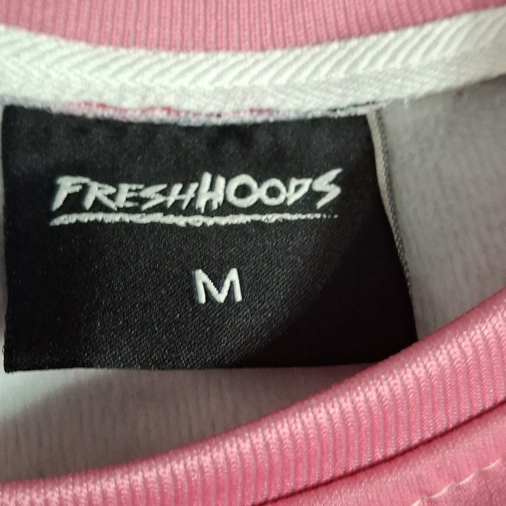 Artistic Pink Sweatshirt with Graphic Design- W Sz Medium - Picture 3 of 7